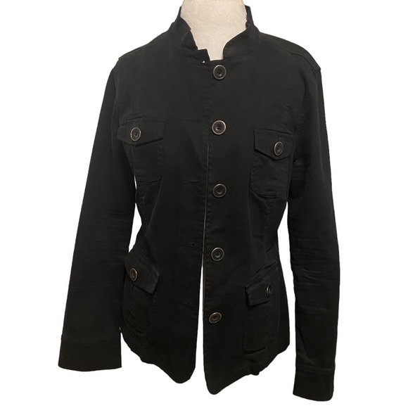 Lady Hathaway Women's Black Utility Jacket size L - Picture 1 of 9